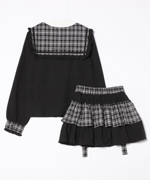 Hauls（ハウルズ）の「清楚ちゃんセーラーせっとあっぷ（シャツ/ブラウス・レディース・ブラック系その他/ブラック・FREE）」の3枚目の写真