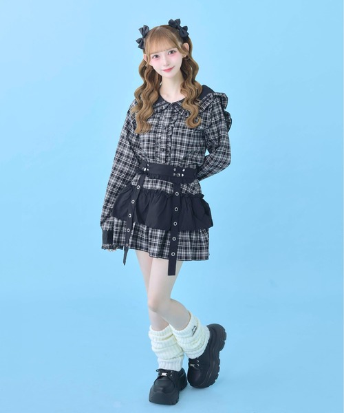 Hauls（ハウルズ）の「清楚ちゃんセーラーせっとあっぷ（シャツ/ブラウス・レディース・ブラック系その他/ブラック・FREE）」の2枚目の写真