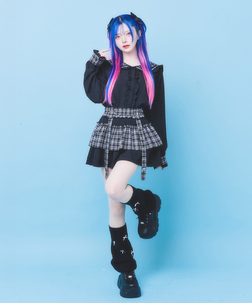 Hauls（ハウルズ）の「フード付きBIG気にピシャツ（シャツ/ブラウス