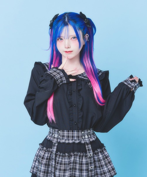 Hauls（ハウルズ）の「清楚ちゃんセーラーせっとあっぷ（シャツ/ブラウス・レディース・ブラック系その他/ブラック・FREE）」の6枚目の写真