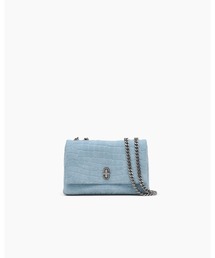 SUEDE CROC DUAL CHAIN SHOULDER BAG/ザ スエード クロコ デュアル コンバーチブル ショルダーバッグ