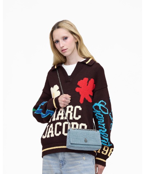 MARC JACOBS(マークジェイコブス)の「SUEDE CROC DUAL CHAIN SHOULDER BAG/ザ スエード クロコ デュアル コンバーチブル ショルダーバッグ(ショルダーバッグ・レディース・ピンク系その他/グリーン系その他・ONE SIZE)」の3枚目の写真