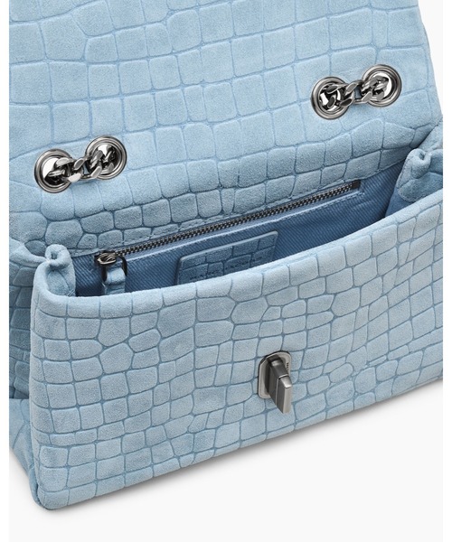 MARC JACOBS(マークジェイコブス)の「SUEDE CROC DUAL CHAIN SHOULDER BAG/ザ スエード クロコ デュアル コンバーチブル ショルダーバッグ(ショルダーバッグ・レディース・ピンク系その他/グリーン系その他・ONE SIZE)」の5枚目の写真