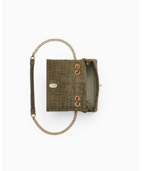 MARC JACOBS(マークジェイコブス)の「SUEDE CROC DUAL CHAIN SHOULDER BAG/ザ スエード クロコ デュアル コンバーチブル ショルダーバッグ(ショルダーバッグ・レディース・ピンク系その他/グリーン系その他・ONE SIZE)」の12枚目の写真