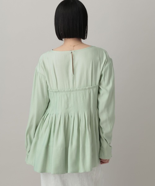 A part by（アパートバイ）の「メニータックブラウス（シャツ/ブラウス・レディース・アイボリー/ブラック/グリーン系その他2・FREE）」の18枚目の写真