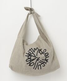 my beautiful landlet（マイビューティフルランドレット）の「【my beautiful landlet】SEMI WET LINEN TOTE BAG（トートバッグ）」