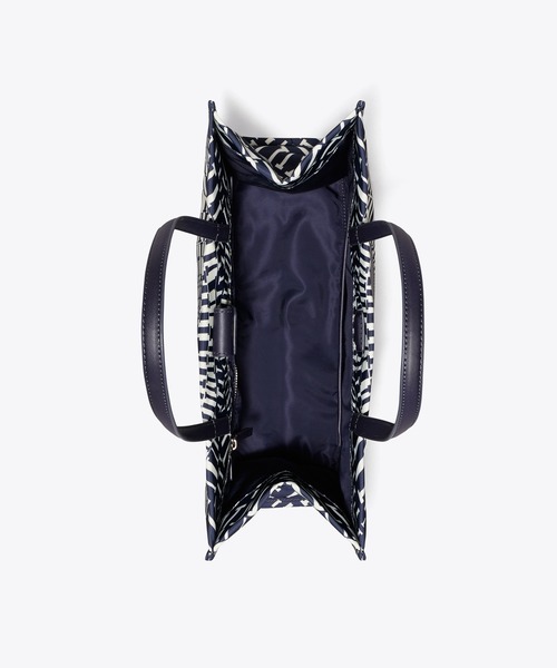 TORY BURCH(トリーバーチ)の「エラ プリント スモール トートバッグ(トートバッグ・レディース・ネイビー×ホワイト・ONESIZE)」の2枚目の写真