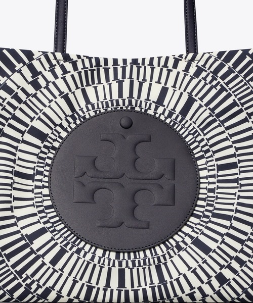 TORY BURCH(トリーバーチ)の「エラ プリント スモール トートバッグ(トートバッグ・レディース・ネイビー×ホワイト・ONESIZE)」の4枚目の写真