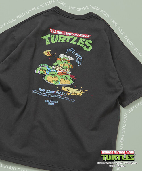 FREAK'S STORE（フリークスストア）の「限定展開 Teenage Mutant Ninja Turtles/ミュータント・タートルズ 別注 ビッグシルエットバックプリント Tシャツ（Tシャツ/カットソー・メンズ・ブラウン/ホワイト/アッシュグレー/スミクロ・LARGE/MEDIUM/SMALL）」の3枚目の写真