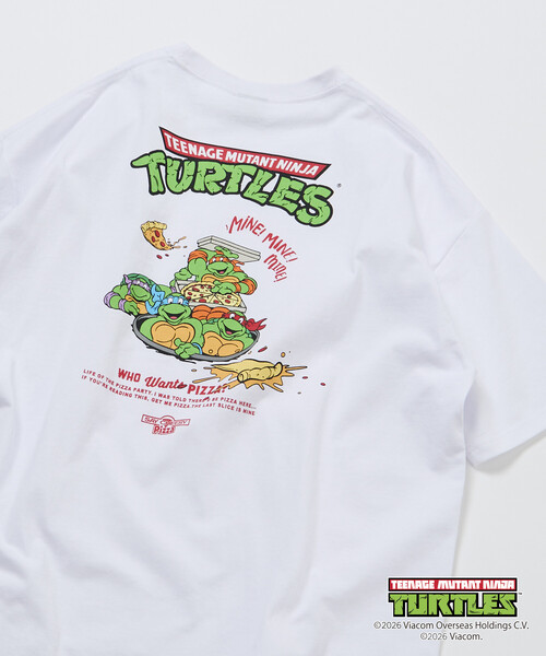 FREAK'S STORE(フリークスストア)の「限定展開 Teenage Mutant Ninja Turtles ミュータント・タートルズ 別注 ビッグシルエットバックプリント Tシャツ(Tシャツ/カットソー・メンズ・ブラウン/ホワイト/アッシュグレー/スミクロ・LARGE/MEDIUM/SMALL)」の6枚目の写真