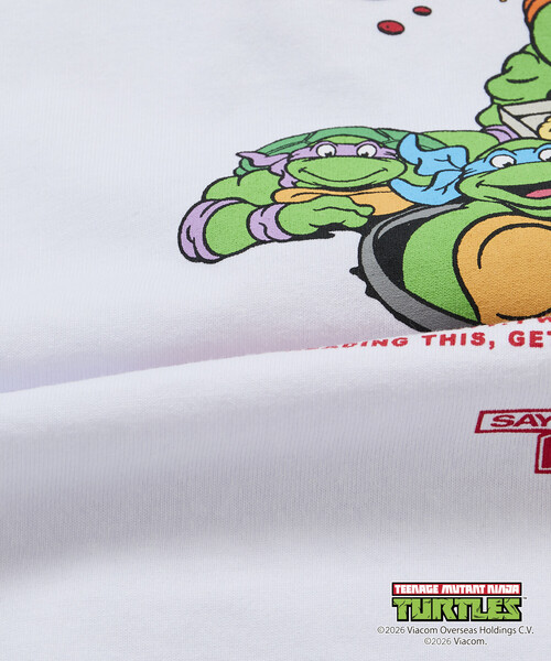 FREAK'S STORE(フリークスストア)の「限定展開 Teenage Mutant Ninja Turtles ミュータント・タートルズ 別注 ビッグシルエットバックプリント Tシャツ(Tシャツ/カットソー・メンズ・ブラウン/ホワイト/アッシュグレー/スミクロ・LARGE/MEDIUM/SMALL)」の10枚目の写真