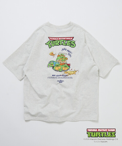FREAK'S STORE(フリークスストア)の「限定展開 Teenage Mutant Ninja Turtles ミュータント・タートルズ 別注 ビッグシルエットバックプリント Tシャツ(Tシャツ/カットソー・メンズ・ブラウン/ホワイト/アッシュグレー/スミクロ・LARGE/MEDIUM/SMALL)」の14枚目の写真