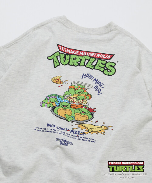 FREAK'S STORE（フリークスストア）の「限定展開 Teenage Mutant Ninja Turtles/ミュータント・タートルズ 別注 ビッグシルエットバックプリント Tシャツ（Tシャツ/カットソー・メンズ・ブラウン/ホワイト/アッシュグレー/スミクロ・LARGE/MEDIUM/SMALL）」の17枚目の写真
