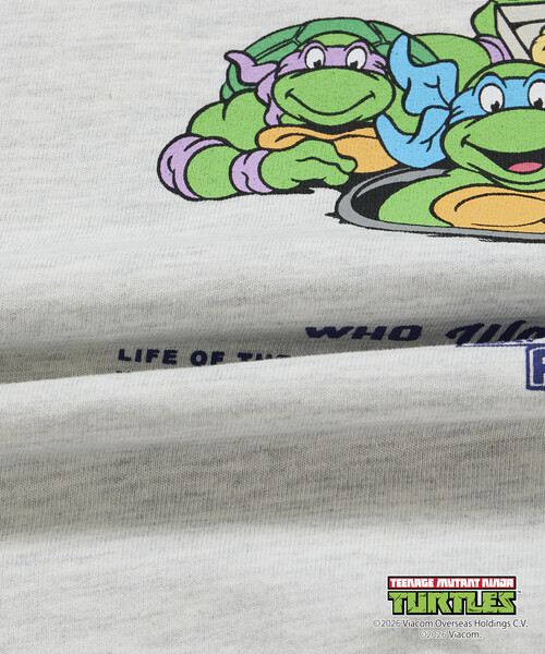 FREAK'S STORE（フリークスストア）の「限定展開 Teenage Mutant Ninja Turtles/ミュータント・タートルズ 別注 ビッグシルエットバックプリント Tシャツ（Tシャツ/カットソー・メンズ・ブラウン/ホワイト/アッシュグレー/スミクロ・LARGE/MEDIUM/SMALL）」の18枚目の写真