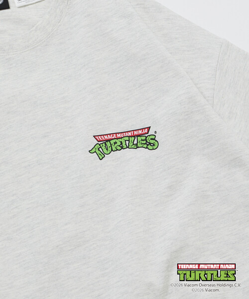 FREAK'S STORE（フリークスストア）の「限定展開 Teenage Mutant Ninja Turtles/ミュータント・タートルズ 別注 ビッグシルエットバックプリント Tシャツ（Tシャツ/カットソー・メンズ・ブラウン/ホワイト/アッシュグレー/スミクロ・LARGE/MEDIUM/SMALL）」の20枚目の写真