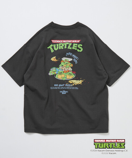 FREAK'S STORE（フリークスストア）の「限定展開 Teenage Mutant Ninja Turtles/ミュータント・タートルズ 別注 ビッグシルエットバックプリント Tシャツ（Tシャツ/カットソー・メンズ・ブラウン/ホワイト/アッシュグレー/スミクロ・LARGE/MEDIUM/SMALL）」の21枚目の写真