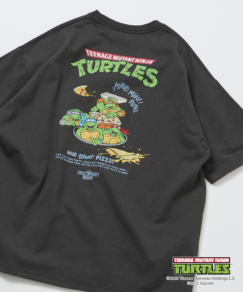 FREAK'S STORE（フリークスストア）の「限定展開 Teenage Mutant Ninja Turtles/ミュータント・タートルズ 別注 ビッグシルエットバックプリント Tシャツ（Tシャツ/カットソー・メンズ・ブラウン/ホワイト/アッシュグレー/スミクロ・LARGE/MEDIUM/SMALL）」の22枚目の写真