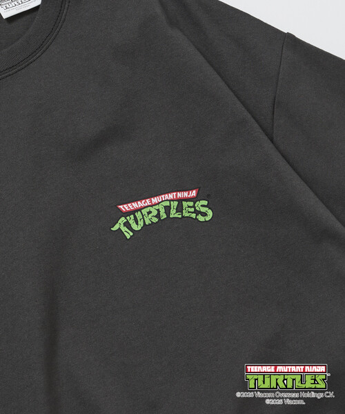 FREAK'S STORE（フリークスストア）の「限定展開 Teenage Mutant Ninja Turtles/ミュータント・タートルズ 別注 ビッグシルエットバックプリント Tシャツ（Tシャツ/カットソー・メンズ・ブラウン/ホワイト/アッシュグレー/スミクロ・LARGE/MEDIUM/SMALL）」の13枚目の写真