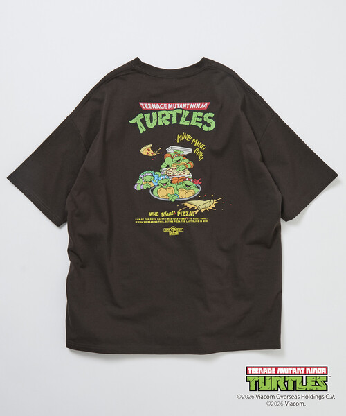 FREAK'S STORE（フリークスストア）の「限定展開 Teenage Mutant Ninja Turtles/ミュータント・タートルズ 別注 ビッグシルエットバックプリント Tシャツ（Tシャツ/カットソー・メンズ・ブラウン/ホワイト/アッシュグレー/スミクロ・LARGE/MEDIUM/SMALL）」の14枚目の写真