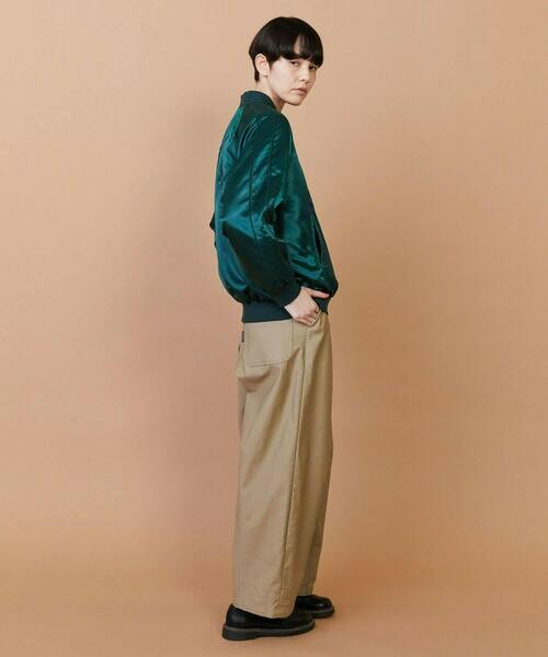 FRAPBOIS（フラボア）の「シャイニー ブルゾン（ブルゾン・レディース・ブラック/グリーン・1/2）」の15枚目の写真