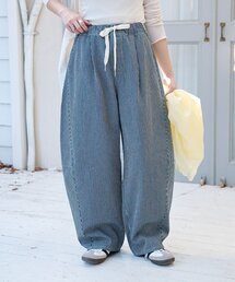 CIAOPANIC TYPY | 【3サイズ展開】デニムバレルイージーパンツ(デニムパンツ)
