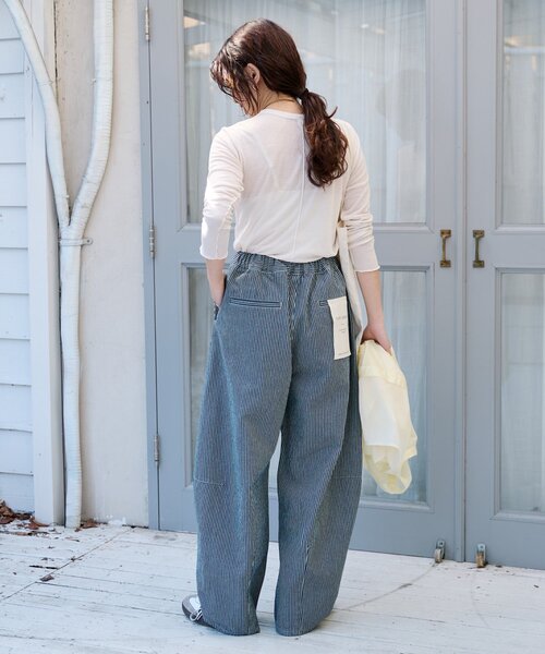 CIAOPANIC TYPY(チャオパニックティピー)の「【3サイズ展開】デニムバレルイージーパンツ(デニムパンツ・レディース・インディゴブルー/ブルー/サックスブルー・SMALL/MEDIUM/LARGE)」の21枚目の写真