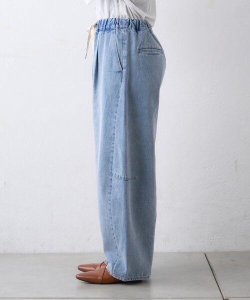 CIAOPANIC TYPY(チャオパニックティピー)の「【3サイズ展開】デニムバレルイージーパンツ(デニムパンツ・レディース・インディゴブルー/ブルー/サックスブルー・SMALL/MEDIUM/LARGE)」の19枚目の写真
