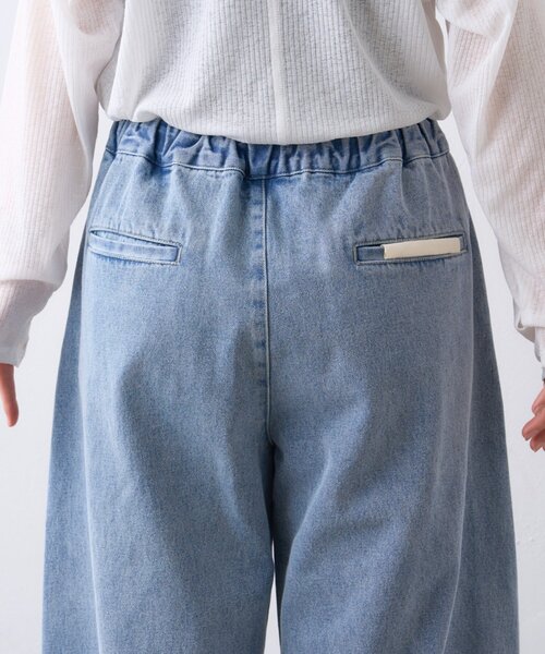 CIAOPANIC TYPY(チャオパニックティピー)の「【3サイズ展開】デニムバレルイージーパンツ(デニムパンツ・レディース・インディゴブルー/ブルー/サックスブルー・SMALL/MEDIUM/LARGE)」の17枚目の写真