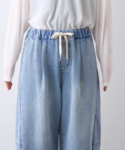 CIAOPANIC TYPY(チャオパニックティピー)の「【3サイズ展開】デニムバレルイージーパンツ(デニムパンツ・レディース・インディゴブルー/ブルー/サックスブルー・SMALL/MEDIUM/LARGE)」の15枚目の写真