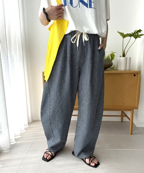 CIAOPANIC TYPY(チャオパニックティピー)の「【3サイズ展開】デニムバレルイージーパンツ(デニムパンツ・レディース・インディゴブルー/ブルー/サックスブルー・SMALL/MEDIUM/LARGE)」の16枚目の写真