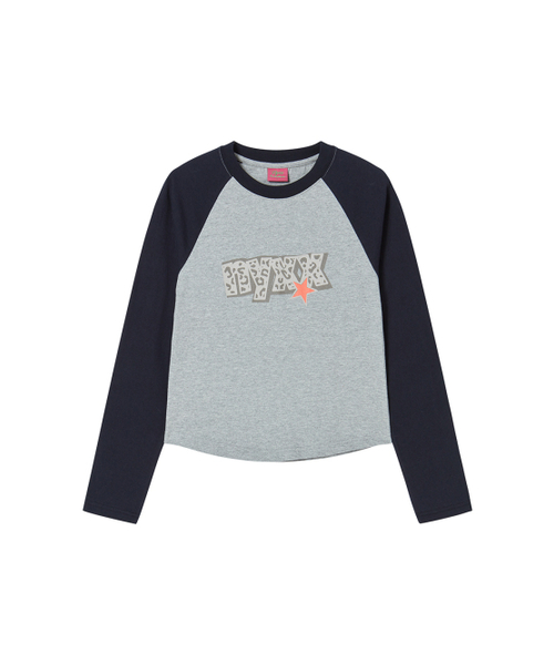 NYXX(エヌワイエックスエックス)の「STAR RAGLAN L/S NAVY(Tシャツ/カットソー・レディース・その他・F)」の2枚目の写真