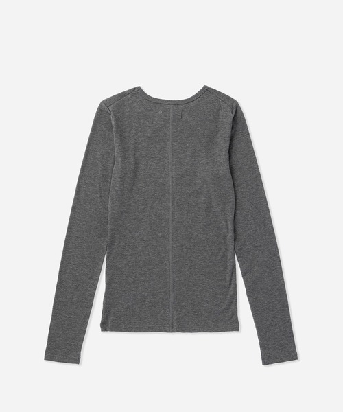 Saturdays NYC（サタデーズ ニューヨークシティ ）の「Steff Fitted LS Top（Tシャツ/カットソー・レディース・ホワイト/グレー/ブラック・S/M/L）」の4枚目の写真