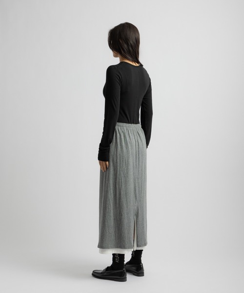 Saturdays NYC(サタデーズ ニューヨークシティ )の「Steff Fitted LS Top(Tシャツ/カットソー・レディース・ホワイト/グレー/ブラック・S/M/L)」の21枚目の写真