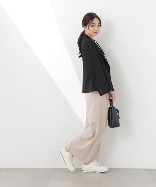 PROPORTION BODY DRESSING(プロポーションボディドレッシング)の「ミディアムショートテーラードジャケット / 1216150300(テーラードジャケット・レディース・ベージュ/ブラック・SMALL/MEDIUM)」の7枚目の写真
