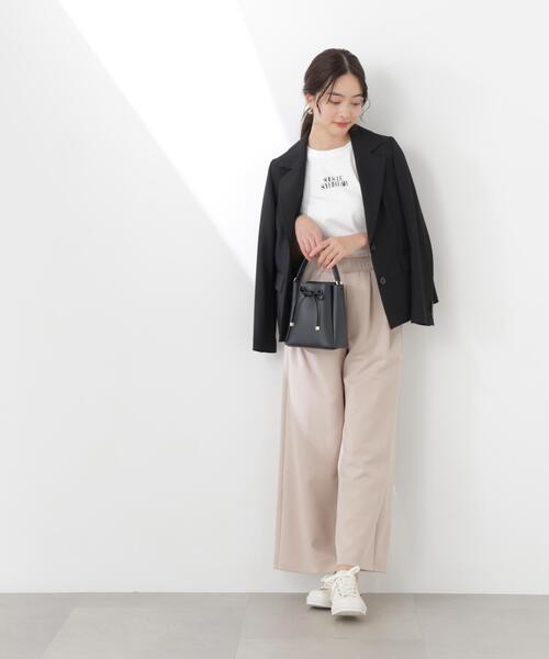 PROPORTION BODY DRESSING(プロポーションボディドレッシング)の「ミディアムショートテーラードジャケット / 1216150300(テーラードジャケット・レディース・ベージュ/ブラック・SMALL/MEDIUM)」の10枚目の写真