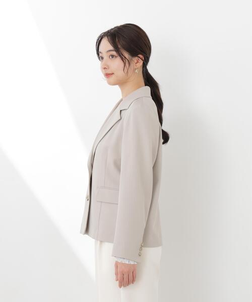 PROPORTION BODY DRESSING(プロポーションボディドレッシング)の「ミディアムショートテーラードジャケット / 1216150300(テーラードジャケット・レディース・ベージュ/ブラック・SMALL/MEDIUM)」の21枚目の写真