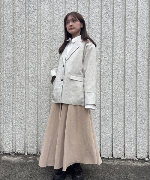 merrylatte(メリーラテ)の「SUMMER TWEED JACKET【IROHANI】(テーラードジャケット・レディース・アイボリー・FREE)」の14枚目の写真