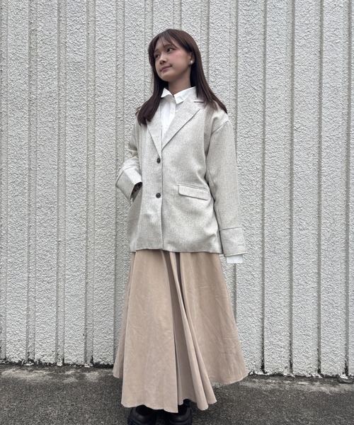 merrylatte(メリーラテ)の「SUMMER TWEED JACKET【IROHANI】(テーラードジャケット・レディース・アイボリー・FREE)」の15枚目の写真