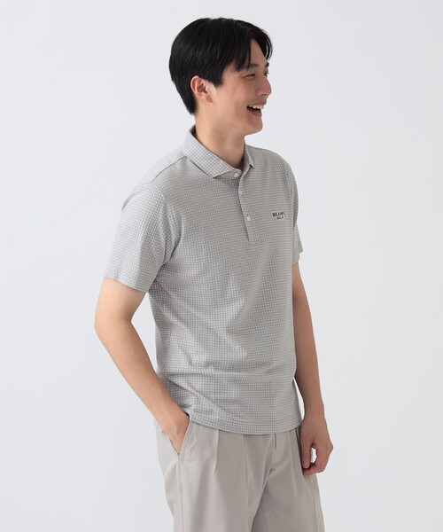 BEAMS GOLF(ビームスゴルフ)の「PURPLE LABEL / 変形ギンガムチェック ポロシャツ(ポロシャツ・メンズ・グレー/ネイビー/グリーン・S/M/L/XL)」の5枚目の写真