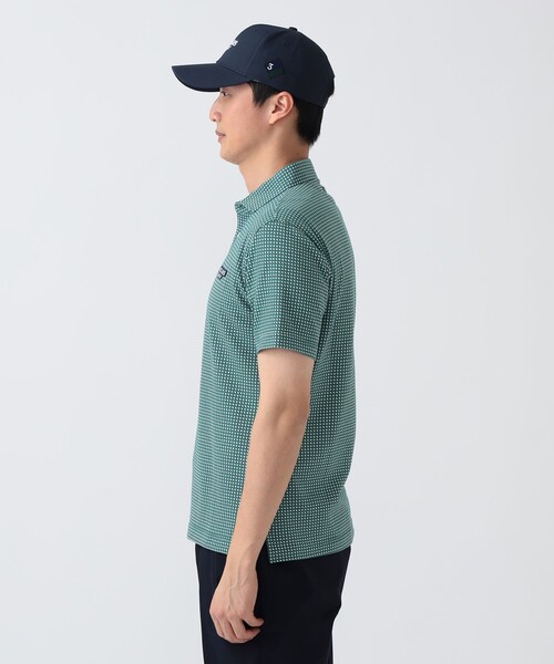 BEAMS GOLF(ビームスゴルフ)の「PURPLE LABEL / 変形ギンガムチェック ポロシャツ(ポロシャツ・メンズ・グレー/ネイビー/グリーン・S/M/L/XL)」の10枚目の写真