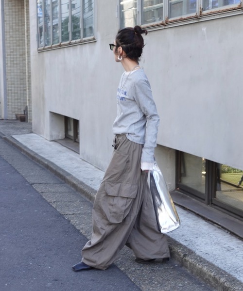 TEEN BOOP（ティーンブープ）の「フィットロゴロンTee（Tシャツ/カットソー・レディース・ホワイト/グレー・FREE）」の18枚目の写真