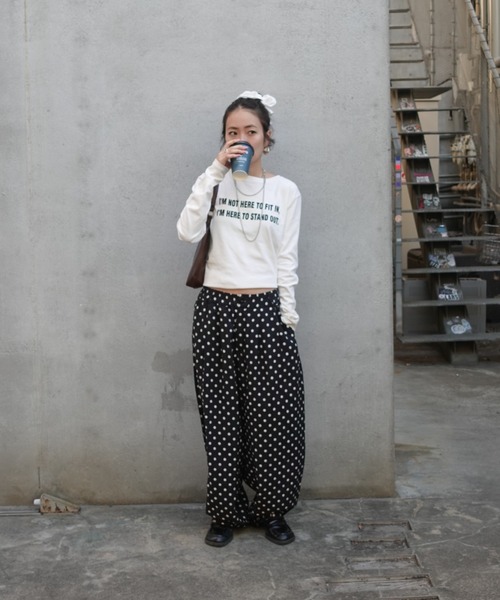 TEEN BOOP（ティーンブープ）の「フィットロゴロンTee（Tシャツ/カットソー・レディース・ホワイト/グレー・FREE）」の3枚目の写真