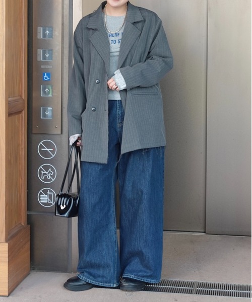 TEEN BOOP（ティーンブープ）の「フィットロゴロンTee（Tシャツ/カットソー・レディース・ホワイト/グレー・FREE）」の15枚目の写真