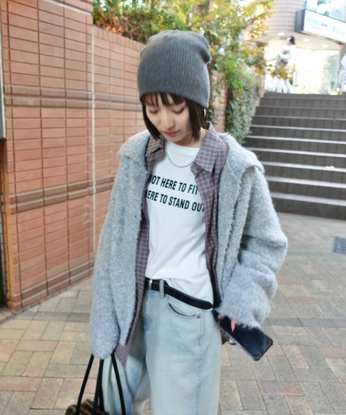 TEEN BOOP（ティーンブープ）の「フィットロゴロンTee（Tシャツ/カットソー・レディース・ホワイト/グレー・FREE）」の12枚目の写真