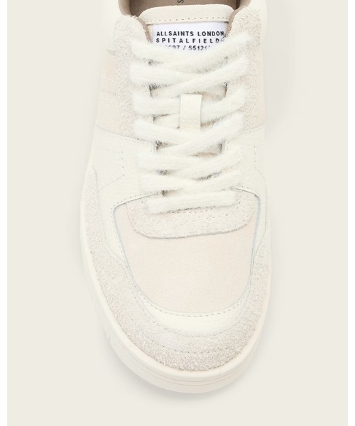 ALLSAINTS(オールセインツ)の「HIX LEATHER TRAINERS | HIX レザー スニーカー(スニーカー・レディース・ホワイト・UK4/UK5/UK6/UK3)」の2枚目の写真