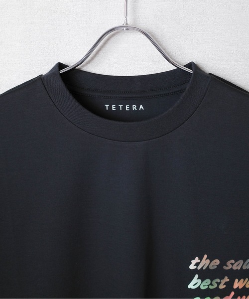 TETERA(テテラ)の「/TETERA/テテラ/超撥水メッセージTシャツ TETE25-100(Tシャツ/カットソー・メンズ・ブラック/ホワイト・XX-LARGE/X-LARGE)」の19枚目の写真