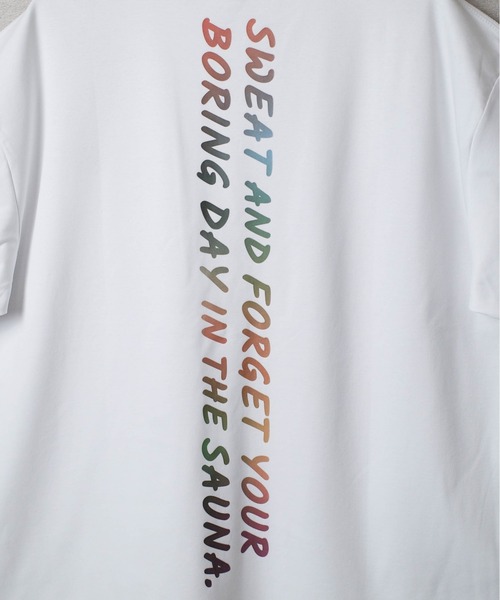 TETERA(テテラ)の「/TETERA/テテラ/超撥水メッセージTシャツ TETE25-100(Tシャツ/カットソー・メンズ・ブラック/ホワイト・XX-LARGE/X-LARGE)」の14枚目の写真