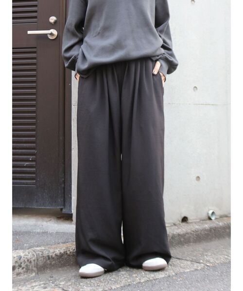 Ungrid（アングリッド）の「【WEB限定】ウエストギャザーデザインラフパンツ（その他パンツ・レディース・ブラック/アイボリー/ピンク/グレー・FREE）」の3枚目の写真