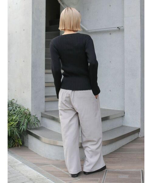 Ungrid（アングリッド）の「【WEB限定】ウエストギャザーデザインラフパンツ（その他パンツ・レディース・ブラック/アイボリー/ピンク/グレー・FREE）」の7枚目の写真