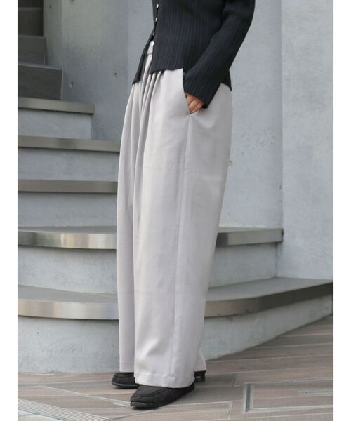 Ungrid（アングリッド）の「【WEB限定】ウエストギャザーデザインラフパンツ（その他パンツ・レディース・ブラック/アイボリー/ピンク/グレー・FREE）」の9枚目の写真